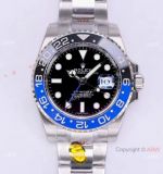 1:1 Best Edition NOOB V11 Version Rolex GMT-Master II Batman Watch 116710BLNR